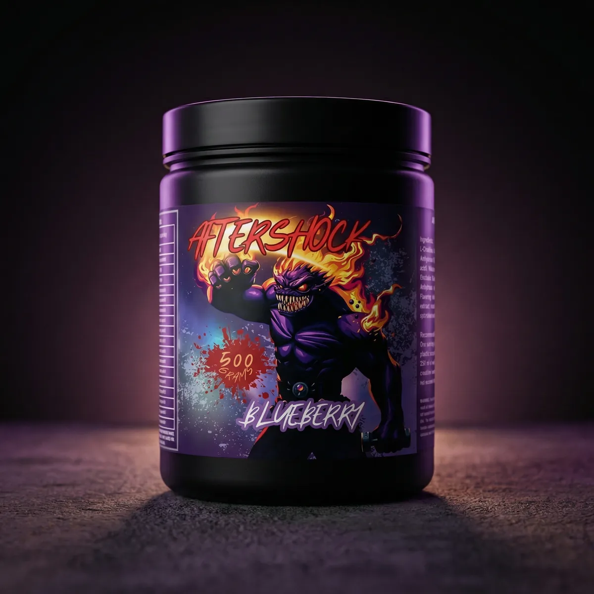 Aftershock pre-workout supplement